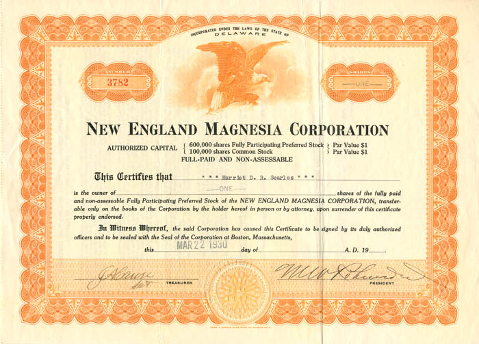New England Magnesia Corporation